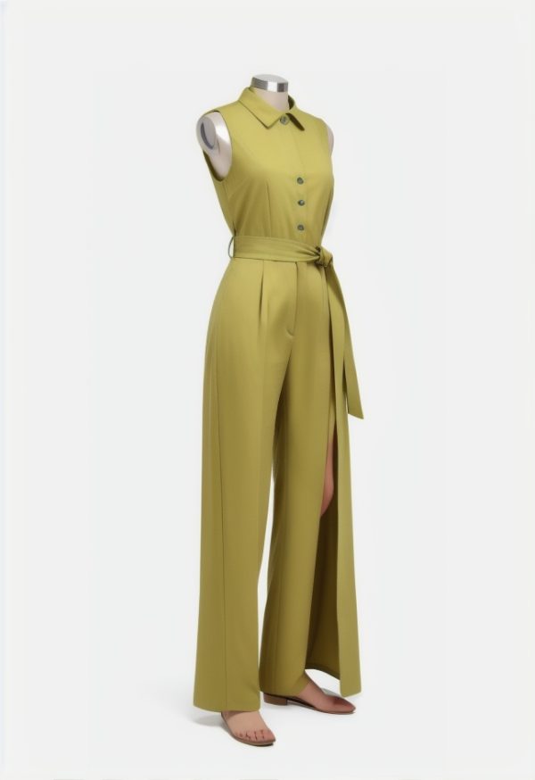 Asymmetric Satin Backless Slit Midi Dress